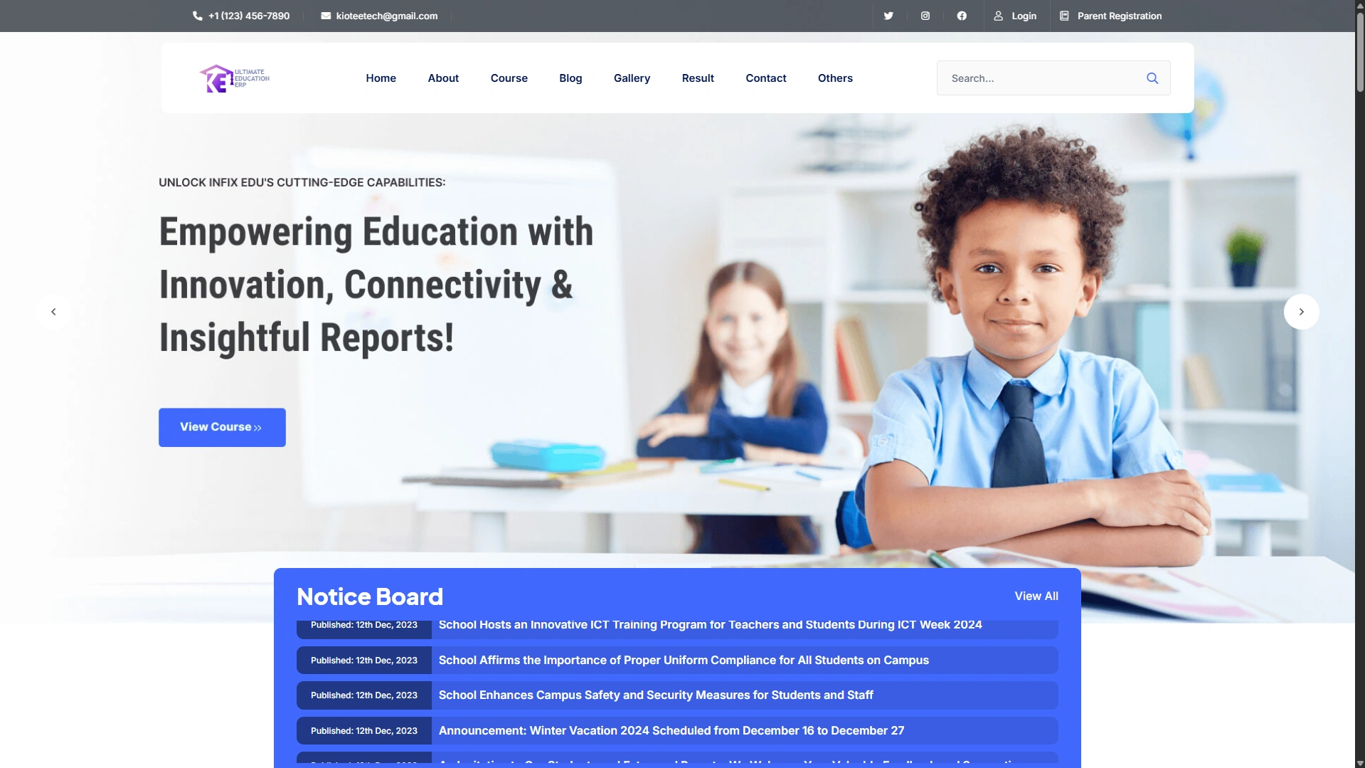 KioteeTech Project - KioteeEdu School Management System